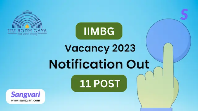 IIMBG Vacancy 2023 Up to 177500 Monthly Salary Apply Now